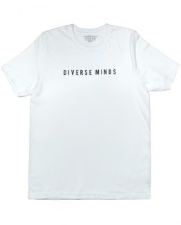 Diverse Minds white shirt